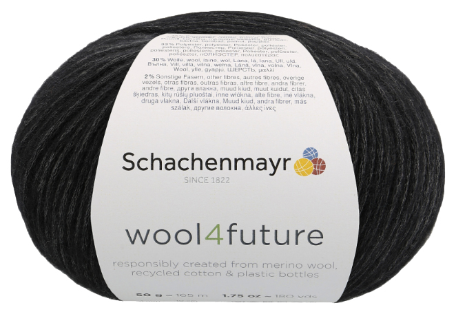 фото Пряжа schachenmayr 9807594 wool4future (00099, black)