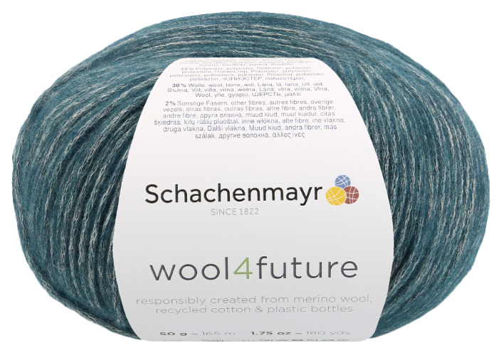 

Пряжа Schachenmayr 9807594 wool4future (00065, teal), Бирюзовый, wool4future