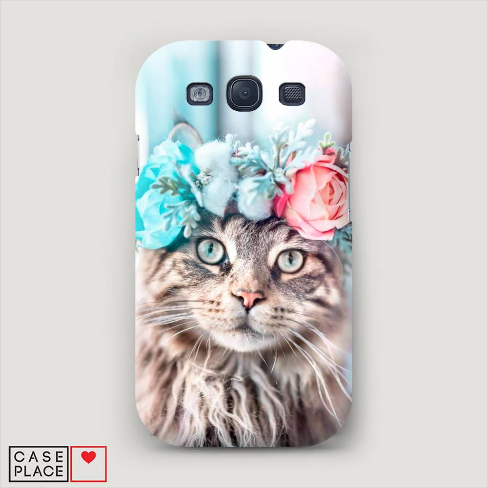 

Чехол Awog "Кот в венке" для Samsung Galaxy S3, 23720-1