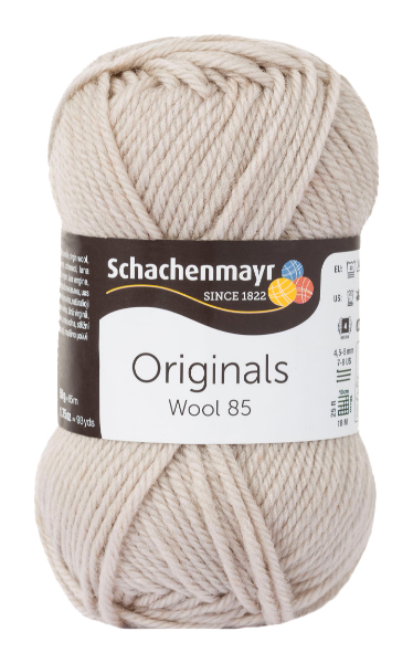 фото Пряжа schachenmayr 9807565 wool 85 originals (00293, hafer)