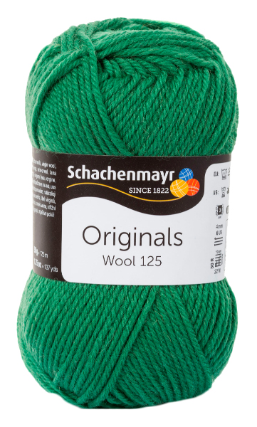 фото Пряжа schachenmayr 9807568 wool 125 originals (00178, gras)