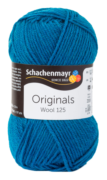 фото Пряжа schachenmayr 9807568 wool 125 originals (00169, petrol)