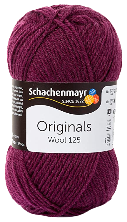 фото Пряжа schachenmayr 9807568 wool 125 originals (00144, pflaume)