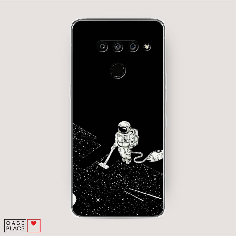 фото Чехол awog "космонавт с пылесосом" для lg v50 thinq