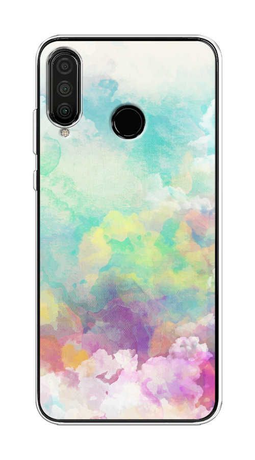 

Чехол на Huawei P30 Lite, Honor 20S/20 Lite 2020 "Воздушное небо", Белый;голубой;розовый;желтый, 611250-1