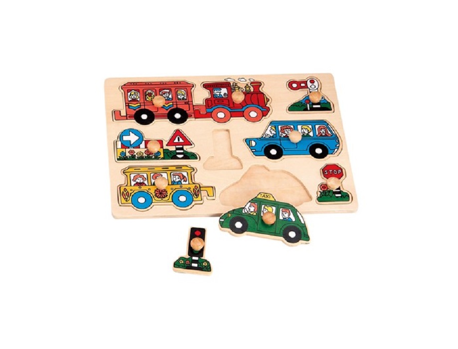 

Пазл деревянный Hongji Toys Транспорт HJ98007k