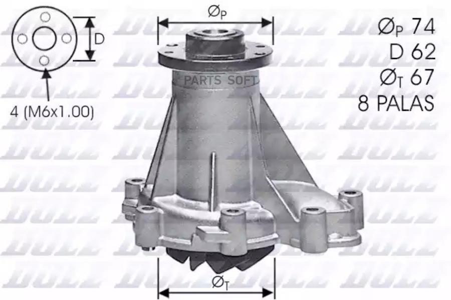 

Водяной насос Dolz M376