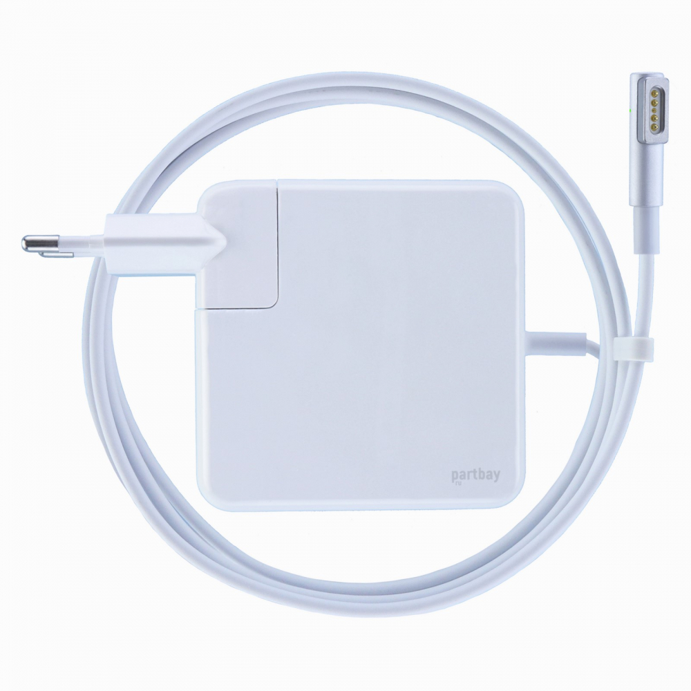 

Блок питания для MacBook Pro A1297 17" Mid 2009 85W MS1 18.5V 4.6A TopON, Белый