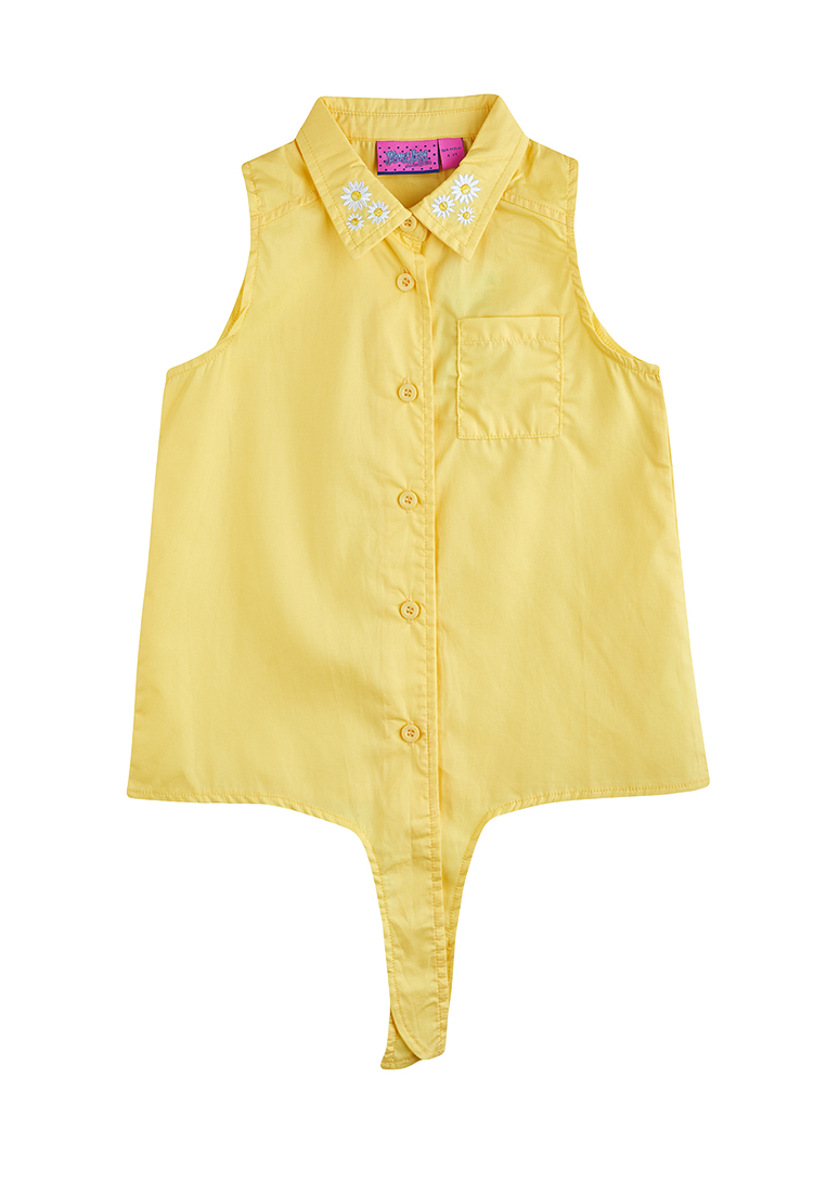 Блузка детская Max&jessi SS21C61501216 желтый р.122