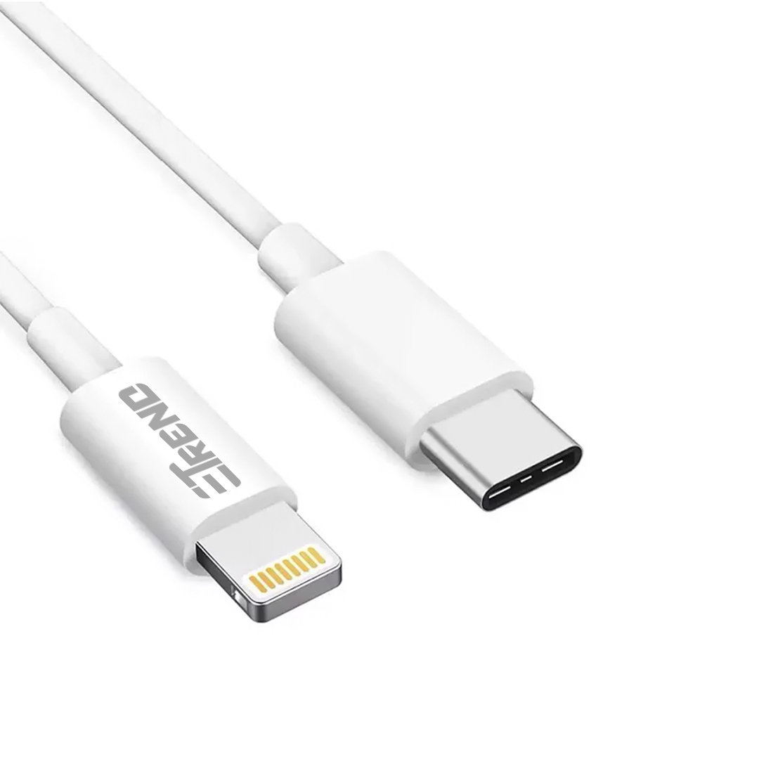 фото Кабель lightning - usb type-c etrend 6a 2 м белый