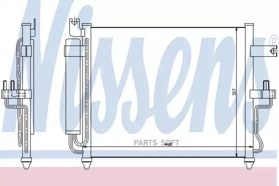 

Радиатор Кондиционера NISSENS 94452