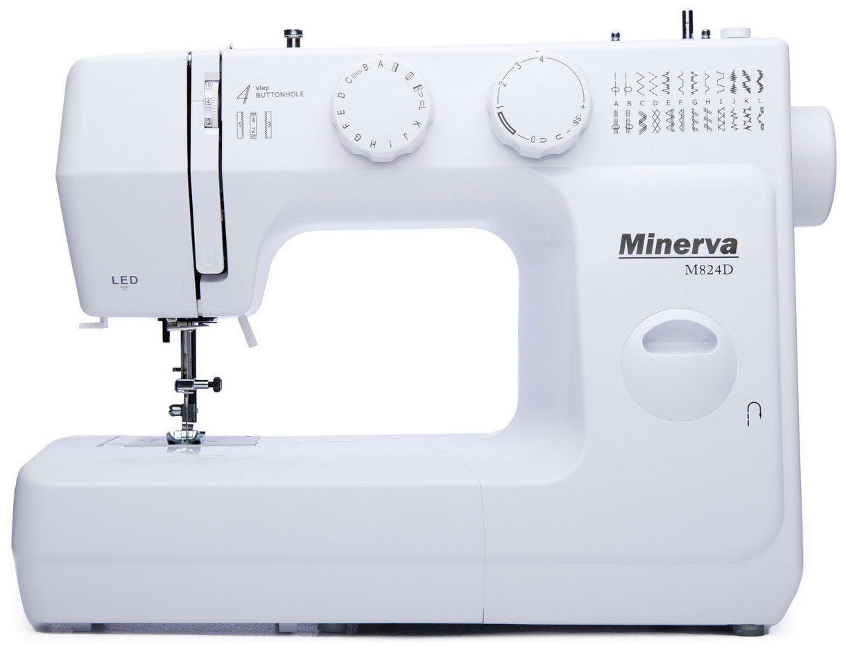 Швейная машина Minerva M824D белая швейная машина minerva la vento 770lv