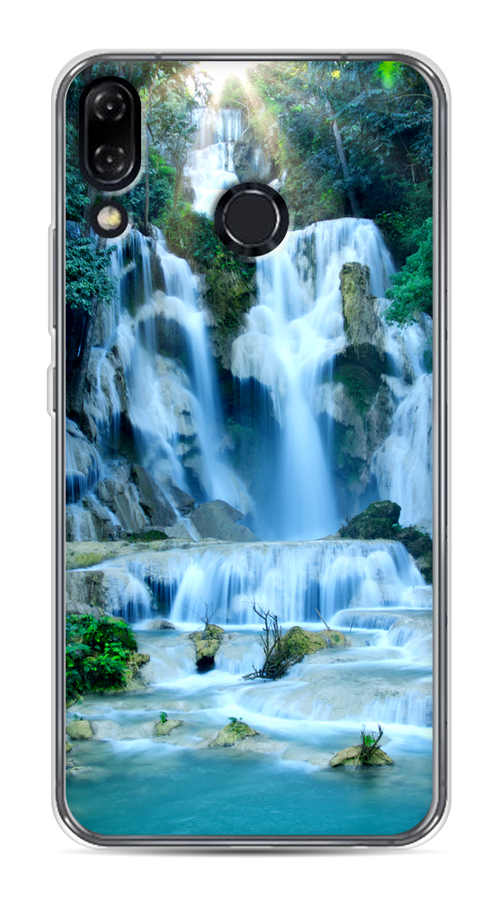 

Чехол Awog на Asus Zenfone 5Z ZS620KL "Водопад 8", Голубой;зеленый, 43450-4