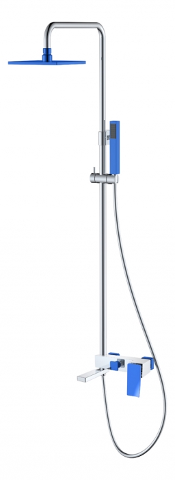 

Душевая стойка Boheme Q 148-CRUV.2 Chrome Blue
