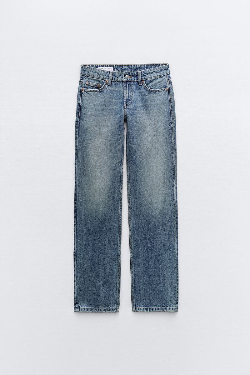 

Джинсы женские ZARA 04365065 синие 32/25, Синий, 04365065