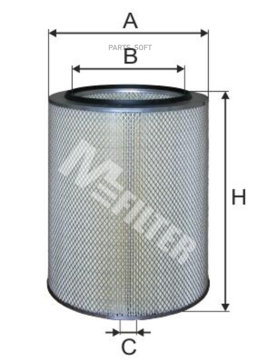 

Воздушный фильтр MFILTER A8083