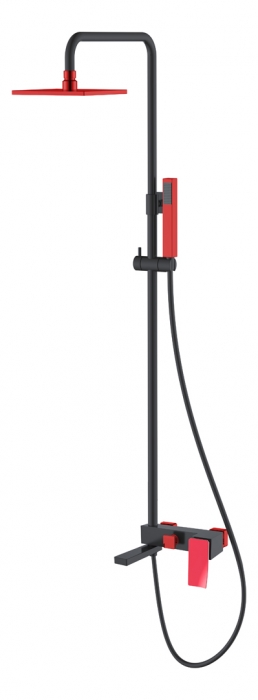 

Душевая стойка Boheme Q 148-BR.2 Black Red