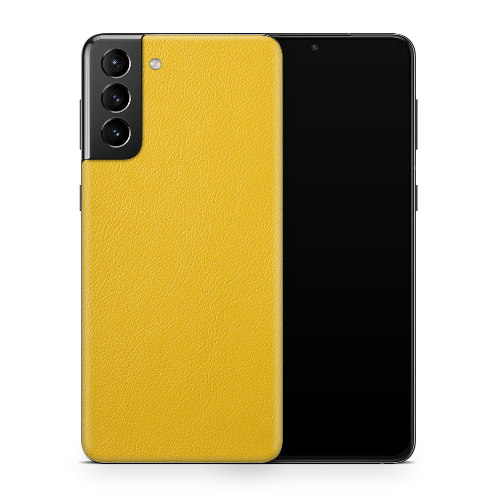 

Наклейка Glueskin С Натуральной Кожей Rook Для Samsung Galaxy S21 Plus, Желтый