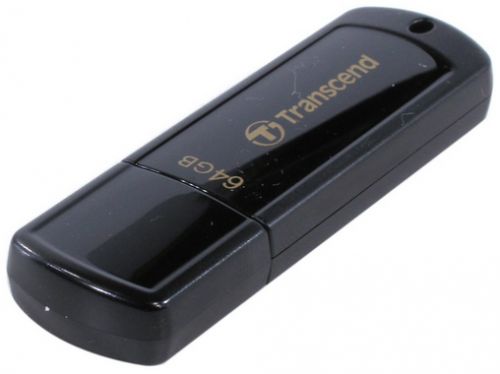 Флешка Transcend 64 Gb JetFlash 350 TS 64 GJF 350 USB 2.0 Black 64 ГБ (GJF 350)