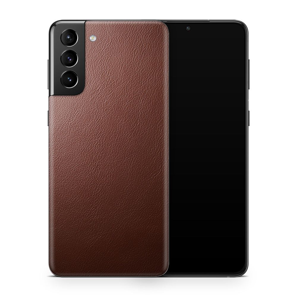 

Наклейка Glueskin С Натуральной Кожей Rook Для Samsung Galaxy S21 Plus, Коричневый