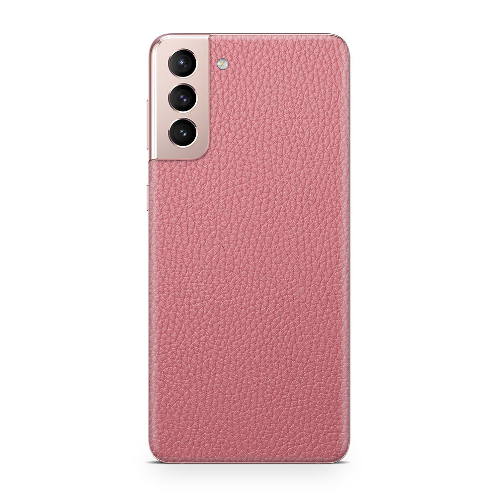 

Кожаная наклейка CLASSIC для Samsung Galaxy S21 Plus, Розовый