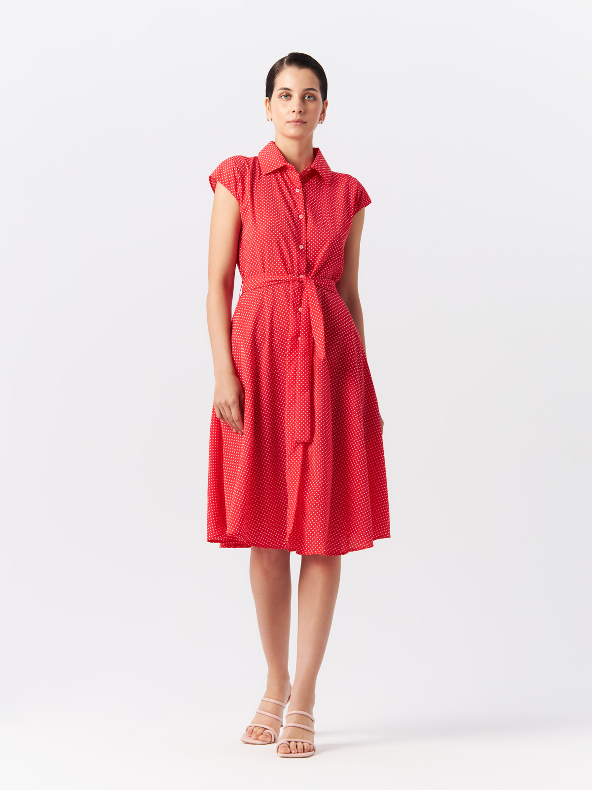 Платье женское Chezalou 416VGN1859 красное 36
