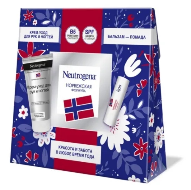 

Набор средств для ухода за губами, ногтями и руками Neutrogena Норвежская формула 79,8 мл