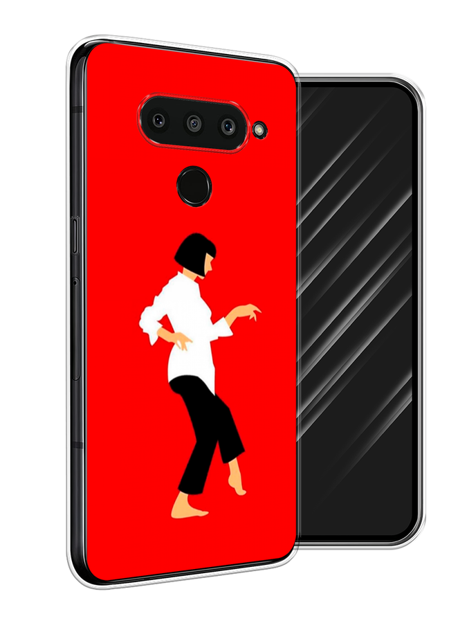 

Чехол Awog на LG V50 ThinQ "Криминальное чтиво 1", Красный;белый;черный, 83850-7