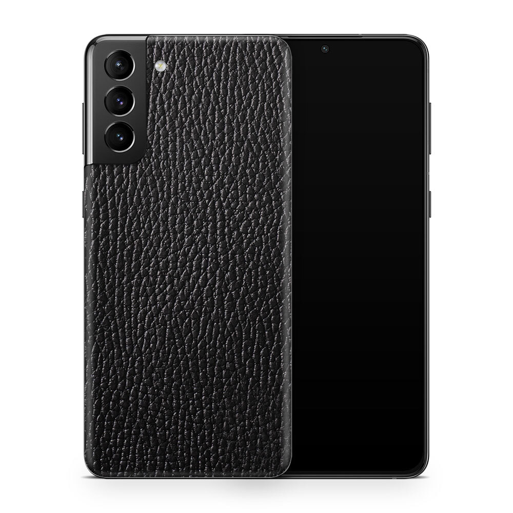 

Наклейка Glueskin из натуральной кожи CLASSIC для Samsung Galaxy S21 Fe, Черный