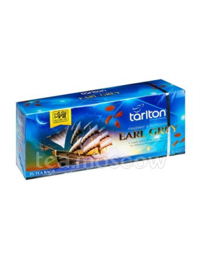 

Чай черный Tarlton Earl Grey, 25 пакетиков, 50 г х 6 шт, Earl Grey