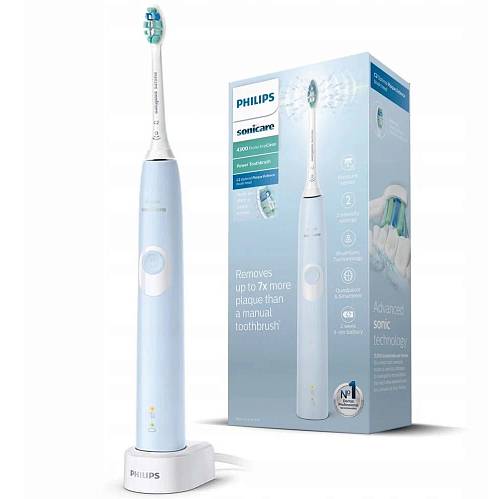 

Электрическая зубная щетка Philips HX6803/04, голубой