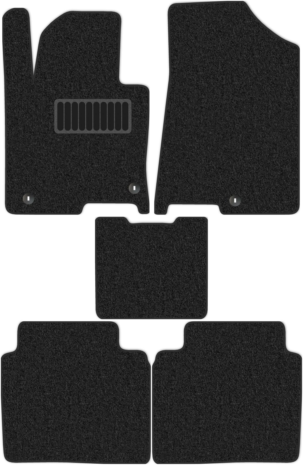

Коврики Allmone "Classic" для Hyundai Sonata VII (LF) (2017 - 2019) темно-серый 5 шт. Хенд, 2448-S5YLT-A