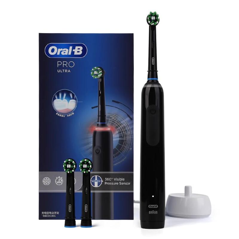 Электрическая зубная щетка Oral-B Pro 3 3900 Duo, черный 100052012167