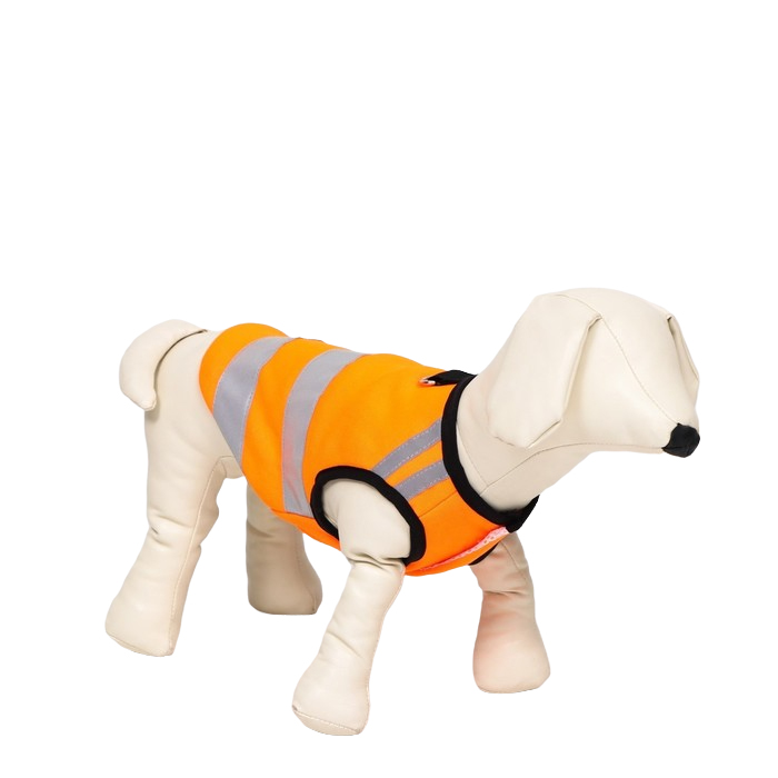 

Жилет для собак, светоотражающий, размер 16, оранжевый