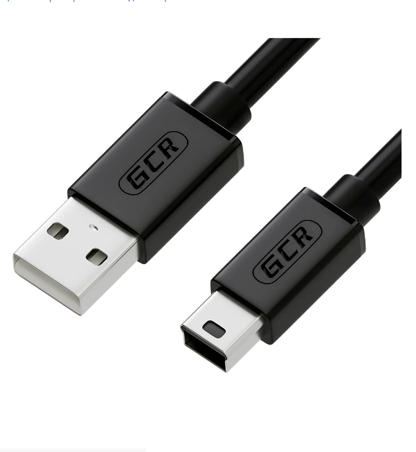 Кабель Greenconnect USB 2.0 Type-AM - miniUSB 1.5м (GCR-UM2M5P-BB2S-1.5m)
