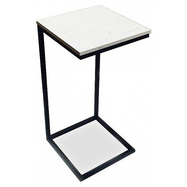 Стол придиванный Desk Question Лофт DQ Simple DQS_10127 35х35х71,6 дуб белый/черный муар