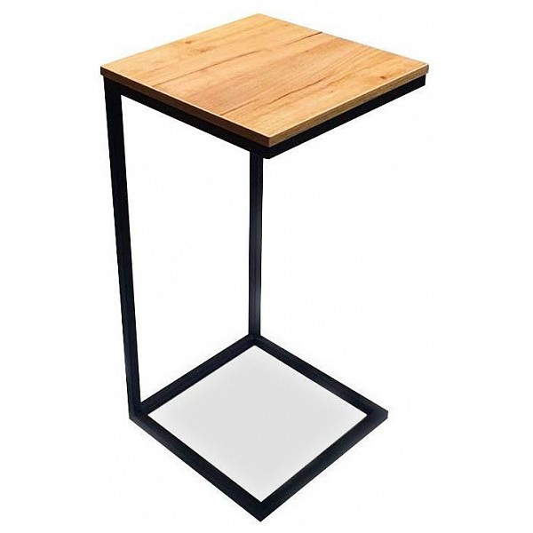 Стол придиванный Desk Question Лофт DQ Simple DQS_10126 35х35х71,6 дуб табач/черный муар