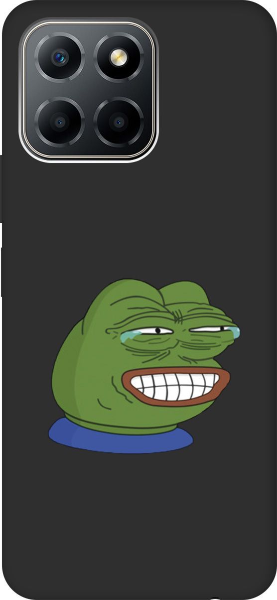 

Чехол на Honor X6/X8 5G с 3D принтом "Pepe the Frog" черный, Черный;зеленый, 158181