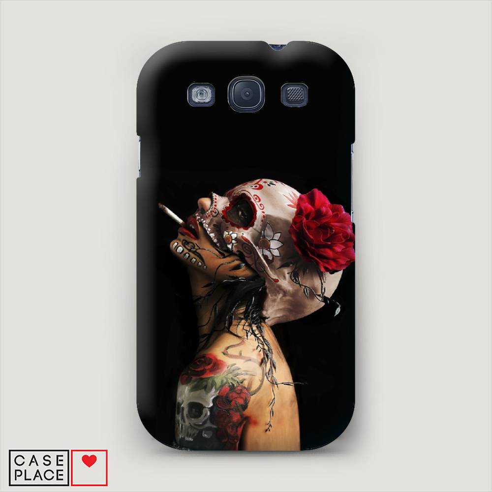 

Чехол Awog "Девушка с черепом" для Samsung Galaxy S3, 23720-7