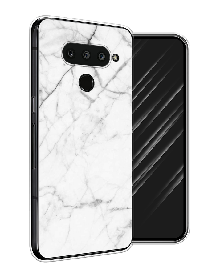 

Чехол Awog на LG V50 ThinQ "Светлый мрамор", Серый, 83850-3