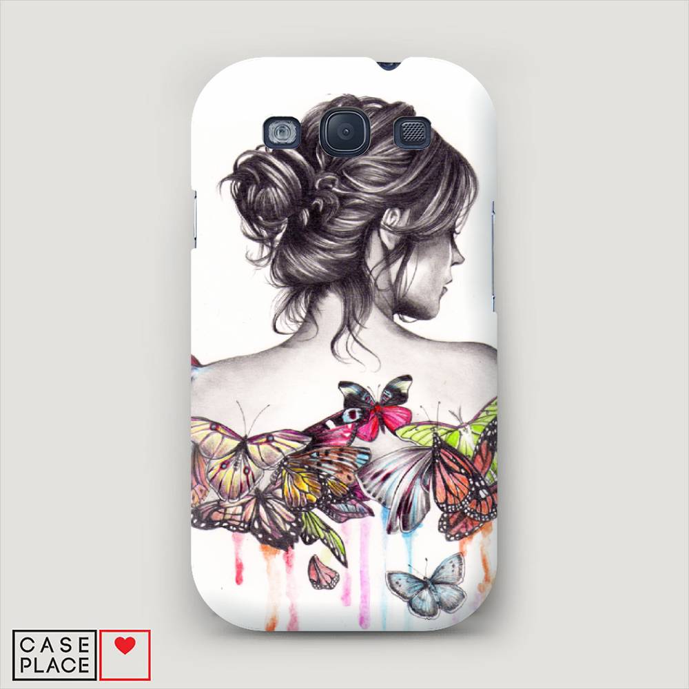 

Чехол Awog "Девушка с бабочками" для Samsung Galaxy S3, 23720-7