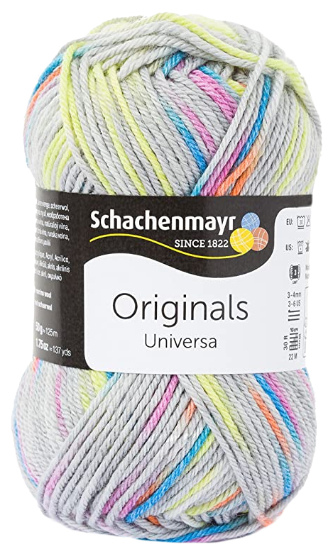

Пряжа Schachenmayr 9801875 Universa Originals (00289, grau-candy color), Universa