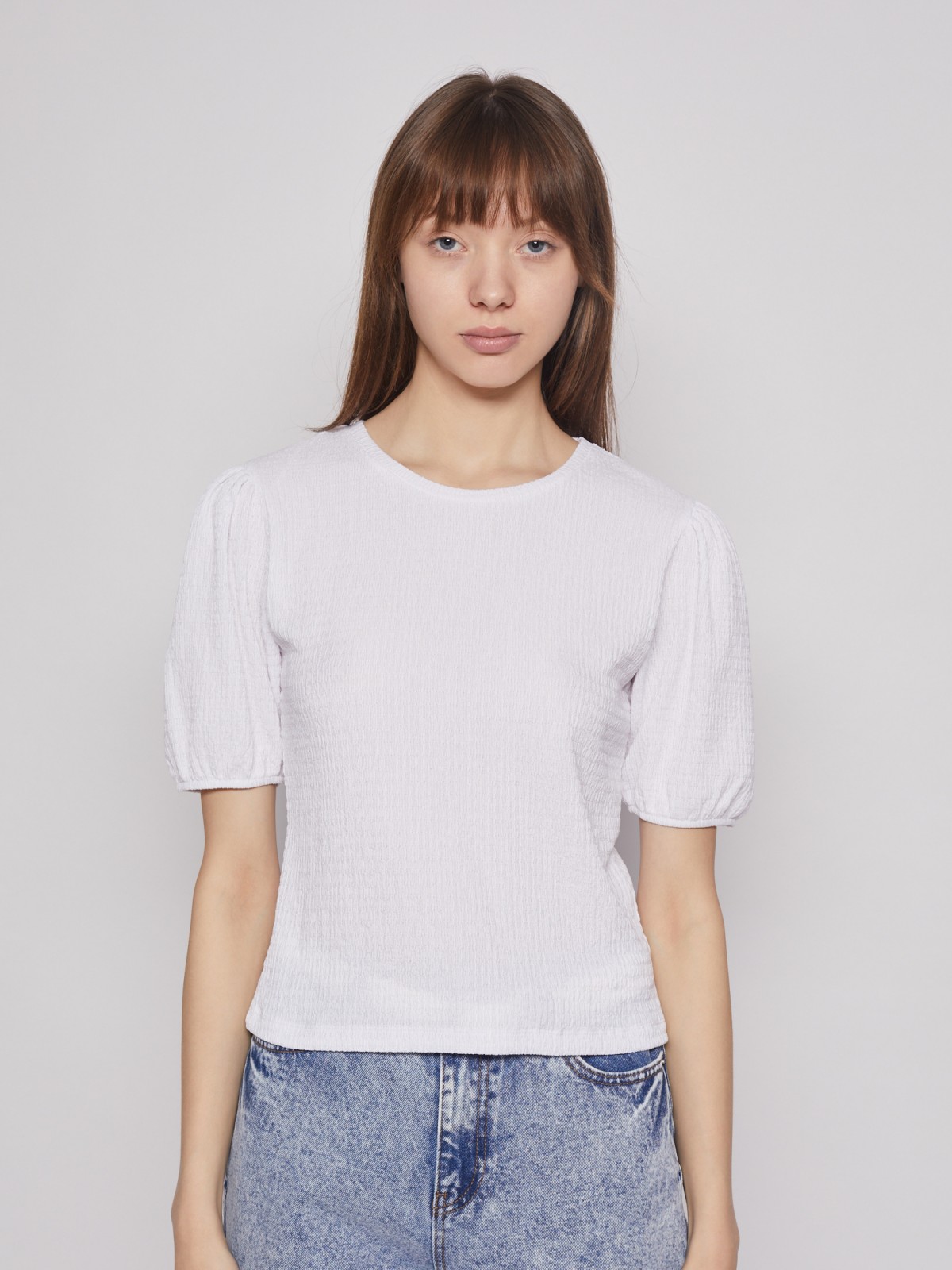 

Блуза женская Zolla 02221322L543 белая XL, 02221322L543