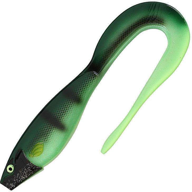 

Мягкие приманки Frapp TRICKY TAIL Painted Colors 8.0" # 115 (1шт), Зеленый;черный, TRICKY TAIL