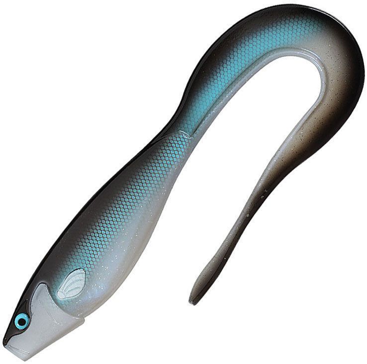 

Мягкие приманки Frapp TRICKY TAIL Painted Colors 8.0" # 106 (1шт), Серый;белый;черный, TRICKY TAIL