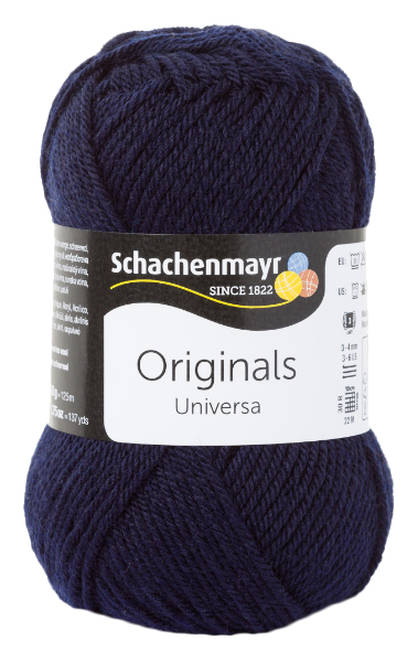 

Пряжа Schachenmayr 9801875 Universa Originals (00150, marine), Синий, Universa