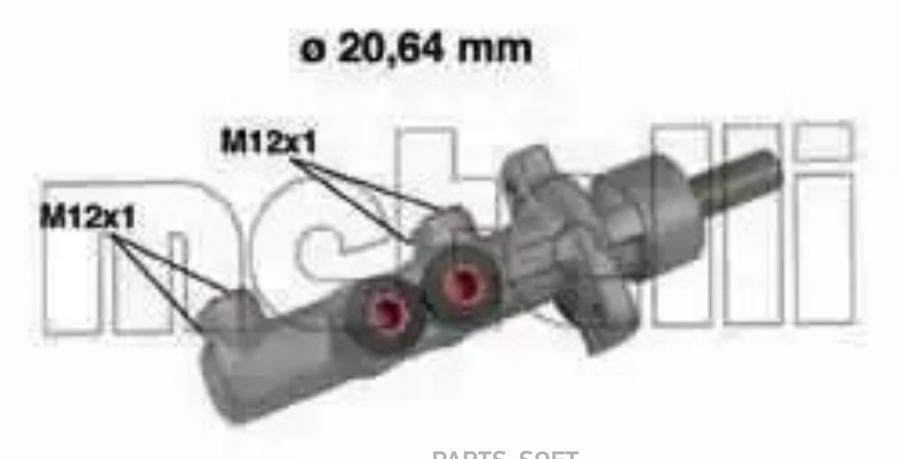 

Тормозной цилиндр Metelli 050493