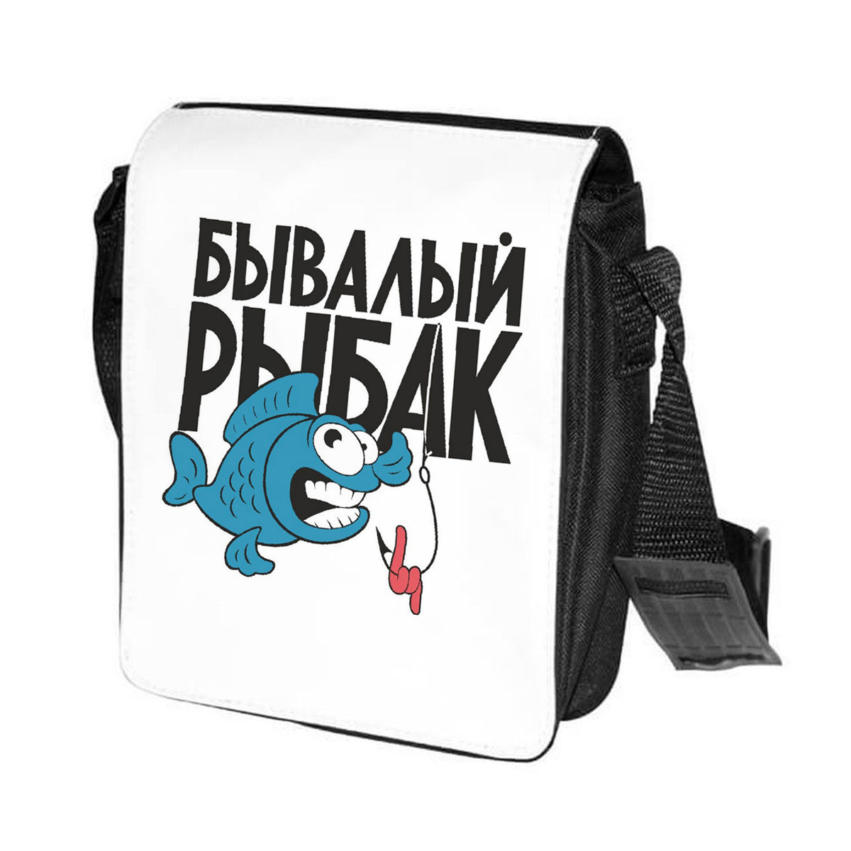 

Сумка унисекс CoolPodarok CN04692 черно-белый, Черный;белый, CN04692