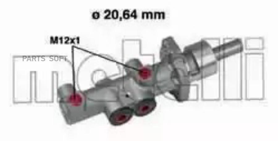 

Тормозной цилиндр Metelli 050404