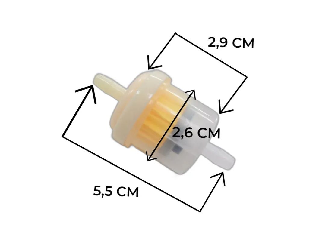 Фильтр топливный ( бензофильтр ) с магнитом для мотоциклов и скутеров